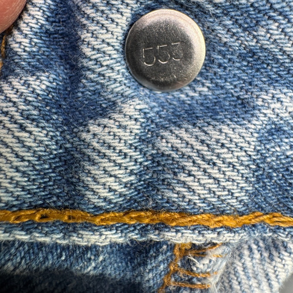 Vintage Levis 501 Jeans Men 36x30 (34) Blue Made USA Button Fly Light Wash VTG - Picture 10 of 12